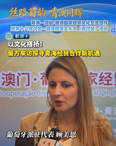[經貿推介] 以文化搭橋！葡方來訪探尋青海經貿合作新機遇